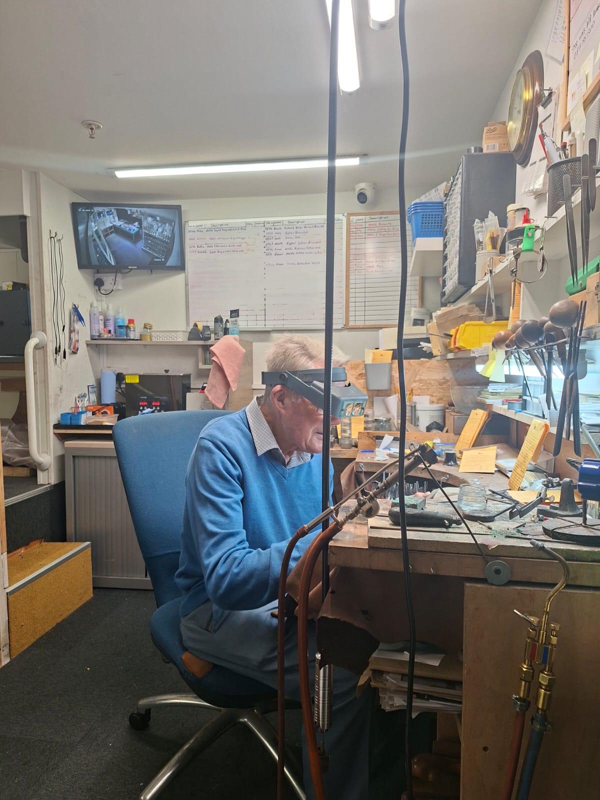 Bernard Mainey, master goldsmith