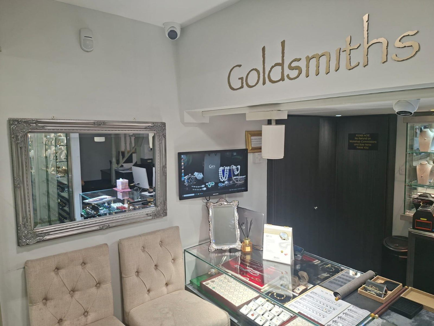 Inside Corr's Jewellers, Powerscourt Centre